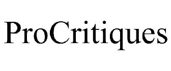 PROCRITIQUES