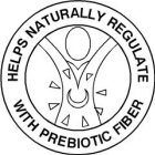 HELPS NATURALLY REGULATE WITH PREBIOTIC FIBER