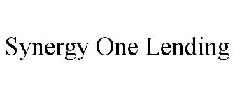 SYNERGY ONE LENDING