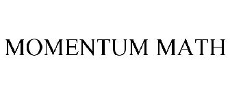 MOMENTUM MATH