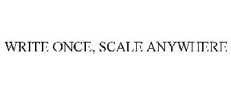 WRITE ONCE, SCALE ANYWHERE