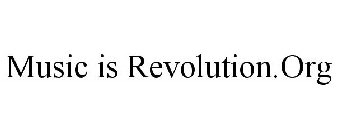 MUSIC IS REVOLUTION.ORG