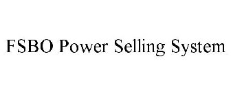 FSBO POWER SELLING SYSTEM