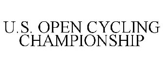 U.S. OPEN CYCLING CHAMPIONSHIP