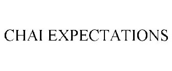 CHAI EXPECTATIONS