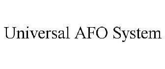 UNIVERSAL AFO SYSTEM
