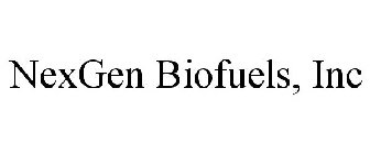 NEXGEN BIOFUELS, INC