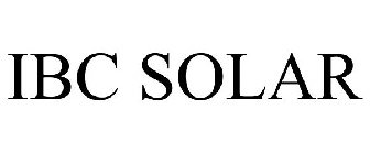 IBC SOLAR