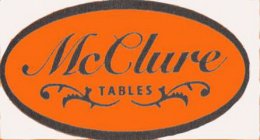 MCCLURE TABLES