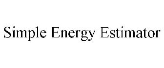 SIMPLE ENERGY ESTIMATOR