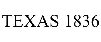 TEXAS 1836