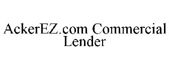 ACKEREZ.COM COMMERCIAL LENDER