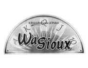 WASIOUX A FRIENDLY GAME OF POKER A K Q J 10