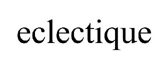 ECLECTIQUE