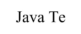 JAVA TE