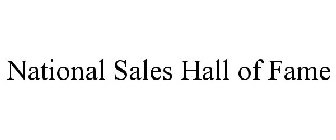 NATIONAL SALES HALL OF FAME