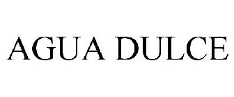 AGUA DULCE