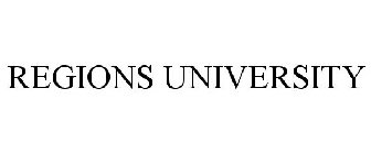 REGIONS UNIVERSITY