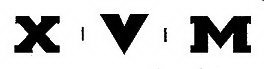 X | V | M