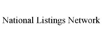 NATIONAL LISTINGS NETWORK