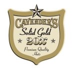 CAVENDER'S SOLID GOLD 20X PREMIUM QUALITY HATS