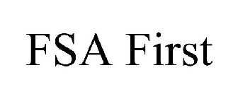 FSA FIRST