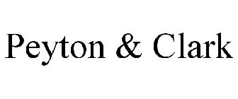 PEYTON & CLARK