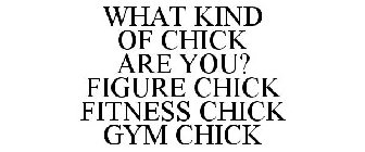 WHAT KIND OF CHICK ARE YOU? FIGURE CHICK FITNESS CHICK GYM CHICK