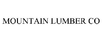 MOUNTAIN LUMBER CO