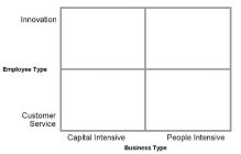 INNOVATION EMPLOYEE TYPE CUSTOMER SERVICE CAPITAL INTENSIVE PEOPLE INTENSIVE BUSINESS TYPE