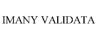 IMANY VALIDATA