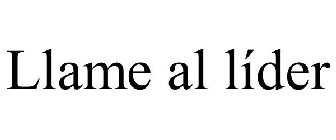 LLAME AL LÍDER