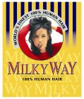 MILKY WAY 100% HUMAN HAIR MILKY WAY 100% HUMAN HAIR