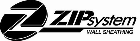 Z ZIP SYSTEM WALL SHEATHING