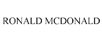 RONALD MCDONALD