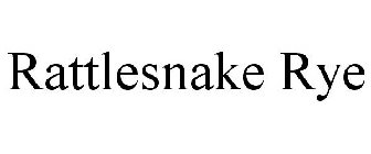 RATTLESNAKE RYE