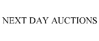 NEXT DAY AUCTIONS