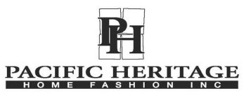 PHH PACIFIC HERITAGE HOME FASHION INC