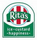 RITA'S ICE CUSTARD · HAPPINESS ·