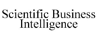 SCIENTIFIC BUSINESS INTELLIGENCE