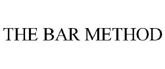 THE BAR METHOD