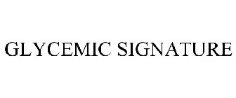 GLYCEMIC SIGNATURE