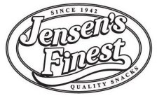 JENSEN'S FINEST SINCE 1942 QUALITY SNACKS