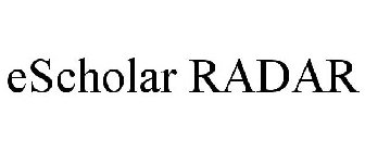 ESCHOLAR RADAR