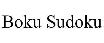 BOKU SUDOKU