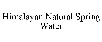 HIMALAYAN NATURAL SPRING WATER