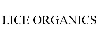 LICE ORGANICS