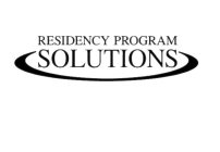 RESIDENCY PROGRAM SOLUTIONS