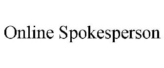 ONLINE SPOKESPERSON
