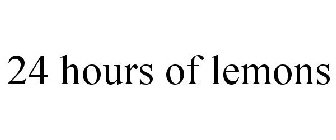24 HOURS OF LEMONS